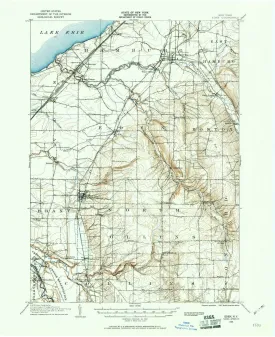 1905 Eden, NY - New York - USGS Topographic Map