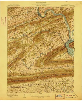 1907 New Bloomfield, PA - Pennsylvania - USGS Topographic Map
