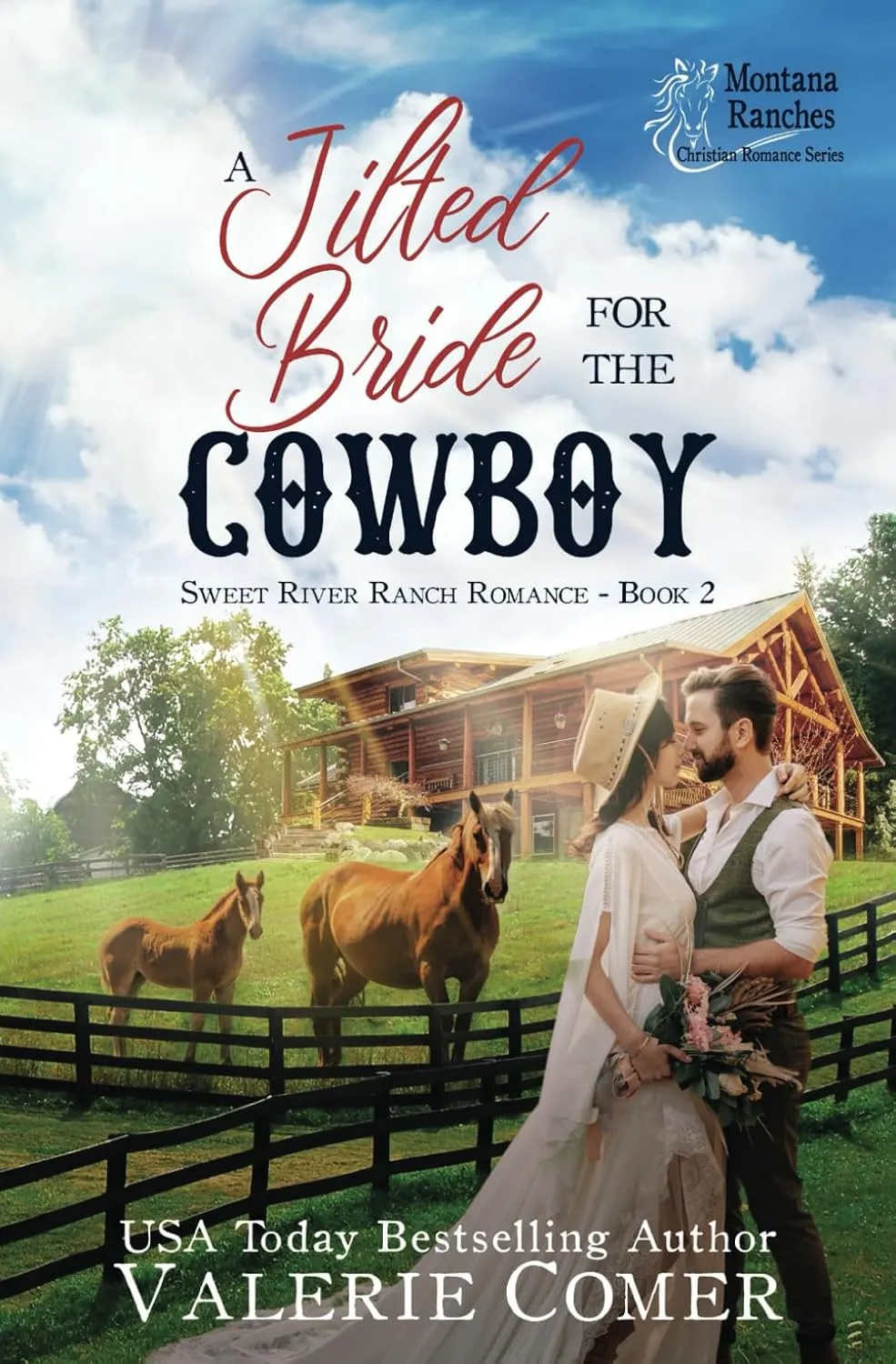 A Jilted Bride for the Cowboy: a fish out of water, long-time crush, rescuer Montana Ranches Christian Romance (Sweet River Ranch Romance) Paperback  November 16, 2023