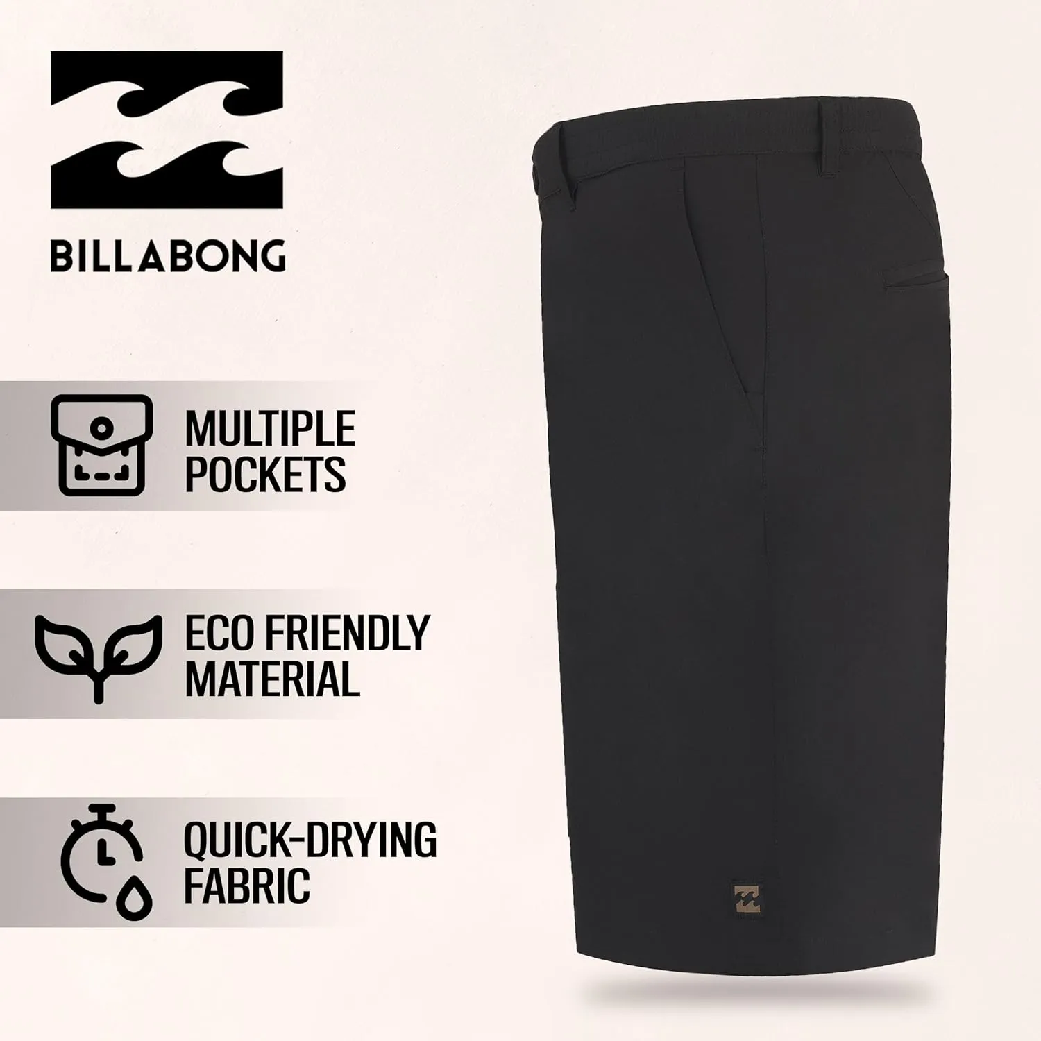 Billabong Big and Tall Shorts for Men  Hybrid Stretch Board Shorts Quick Dry Crossfire Submersible