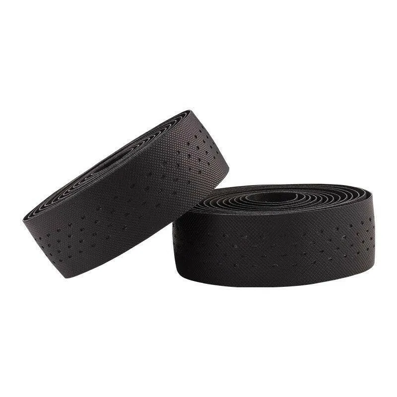 BOLANY Road Bike Punch Handlebar Tape Wrap Shockproof Anti-slip With Adhesive Back With Bar Plugs Bicycle Cycling Accessories