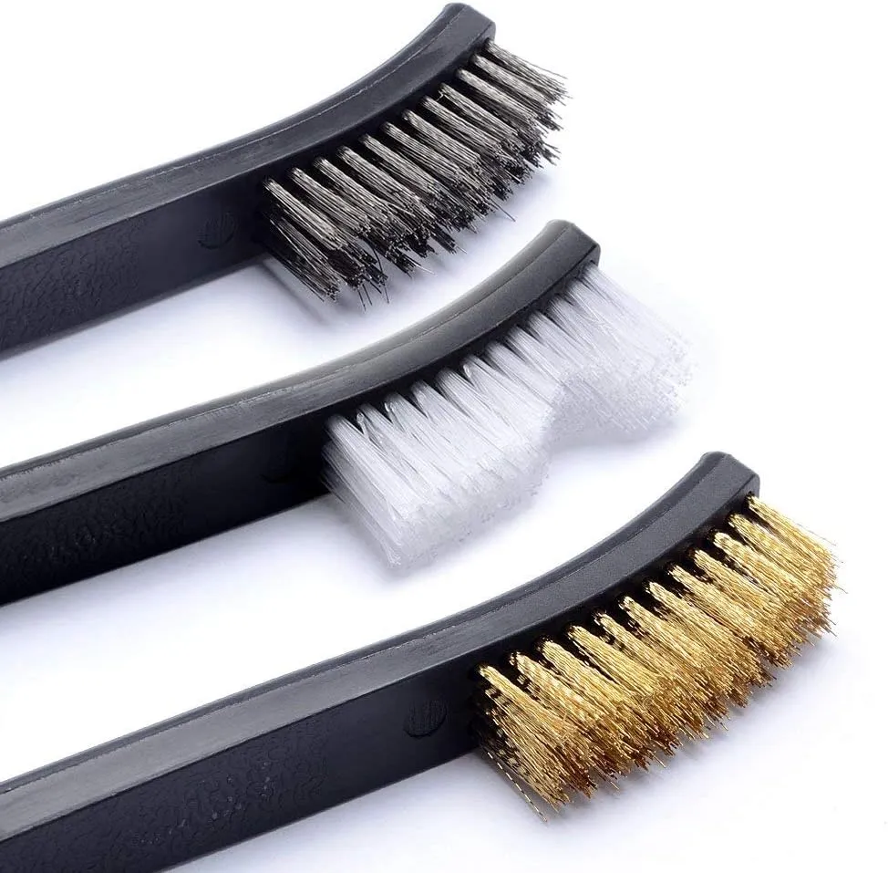 BOOSTEADY Stainless Steel Gunsmith Armorer Pick Set Cleaning Picks & Double-End Brushes
