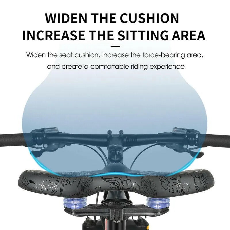 Comfortable Ergonomic Bicycle Saddle Widen Bike Cushion Pad MTB Road Bike Saddle Breathable Shockproof Cycling Seat