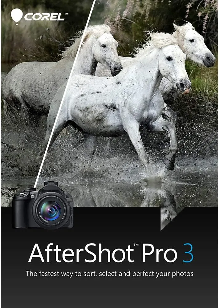 Corel AfterShot Pro 3 | RAW Photo Editing Software [PC/Mac Key Card]