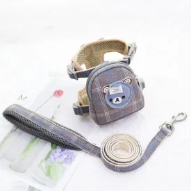 Dog Traction Rope Vest-Style Chest Strap Prevents Breaking Free From The Backpack