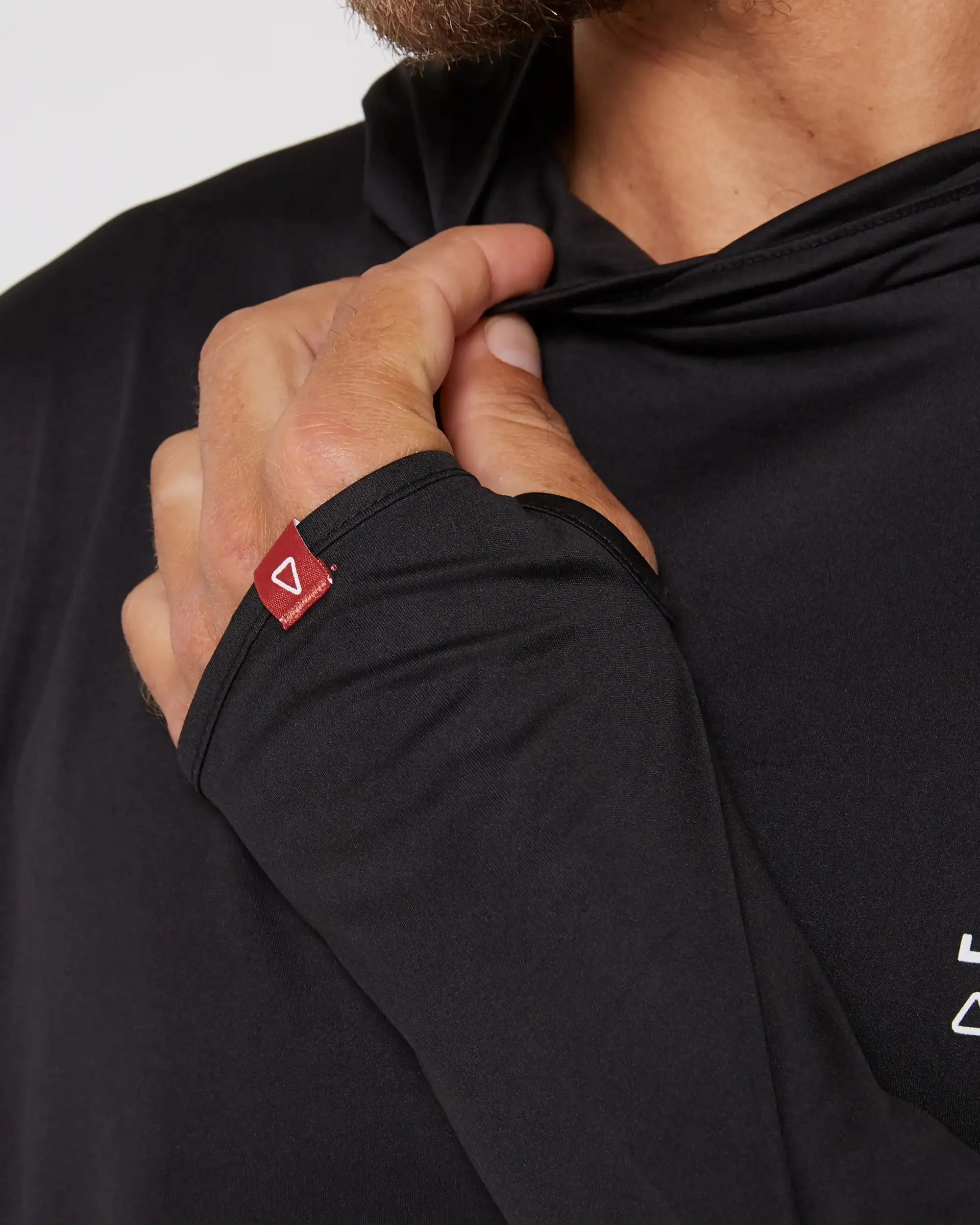 Follow Live Daily Sun Hood L/S - Black