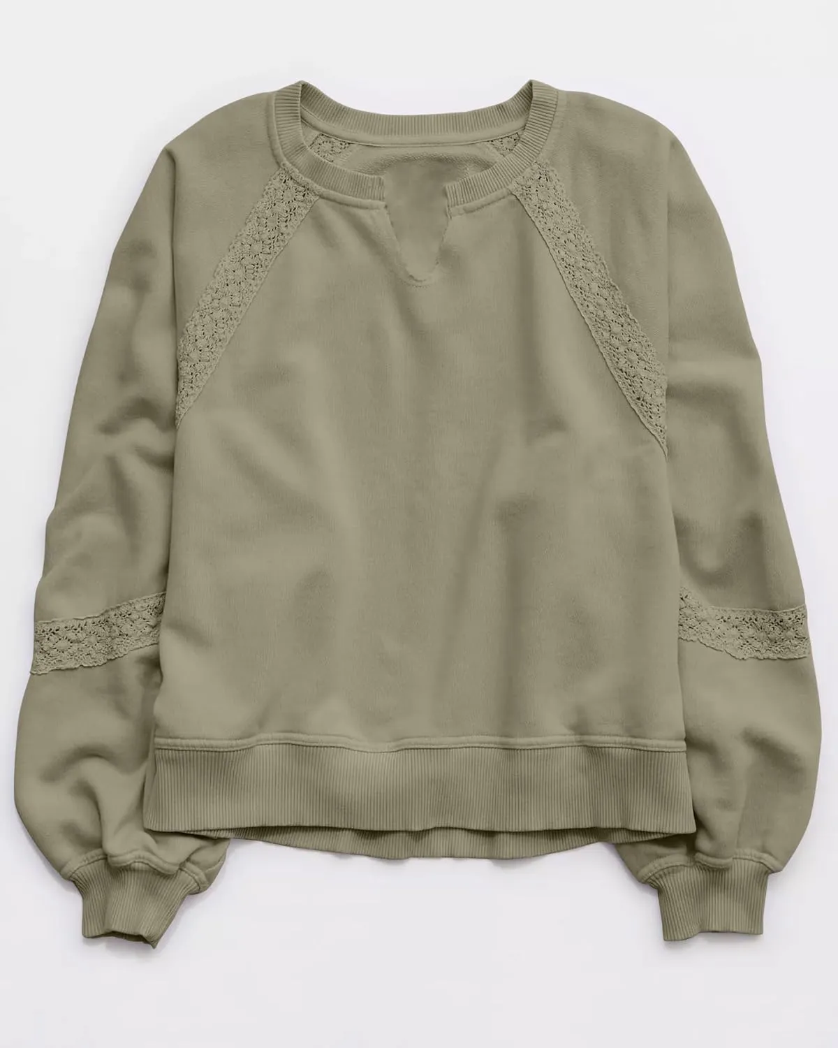 Gacaky Sweatshirt for Women Oversized Fleece Embroidered Crochet Hoodies Cropped Pullover Tops Fall Fashion Outfits Clothes