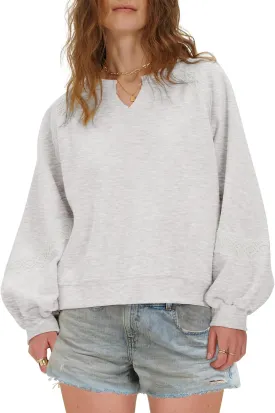 Gacaky Sweatshirt for Women Oversized Fleece Embroidered Crochet Hoodies Cropped Pullover Tops Fall Fashion Outfits Clothes