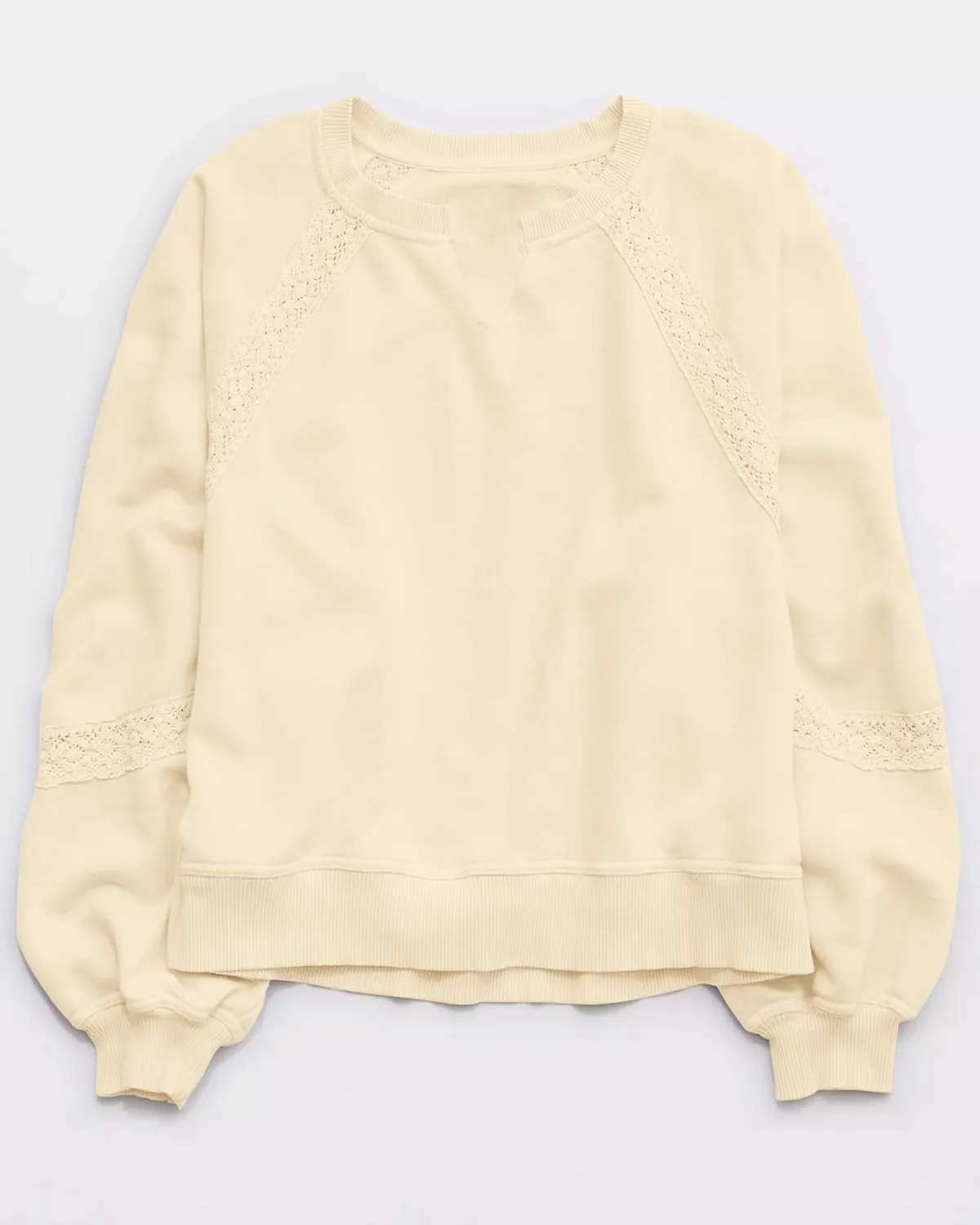 Gacaky Sweatshirt for Women Oversized Fleece Embroidered Crochet Hoodies Cropped Pullover Tops Fall Fashion Outfits Clothes