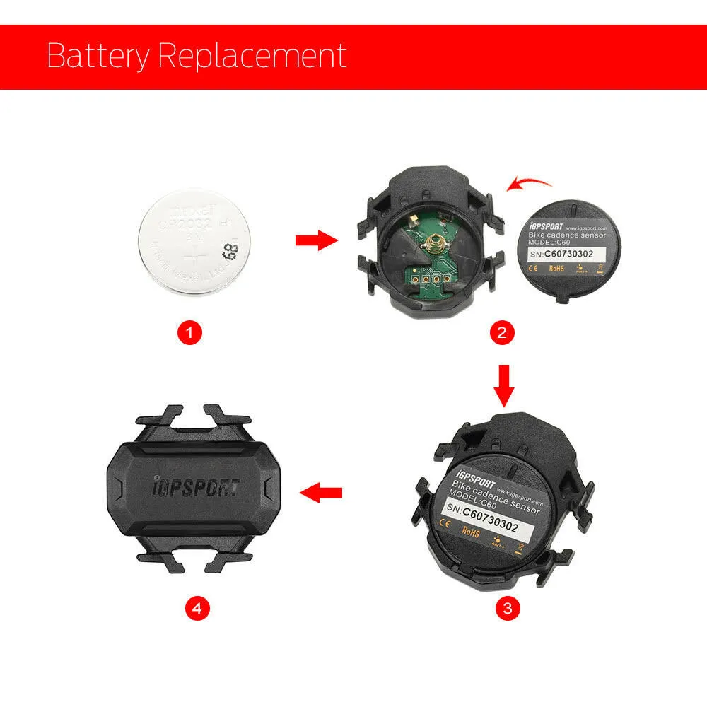 IGPSPORT Bike BT 4.0 Cadence Sensor Ant   Cadence Sensor Speed for Bicycle Computer Cycling MTB Bike Cadence Sensor