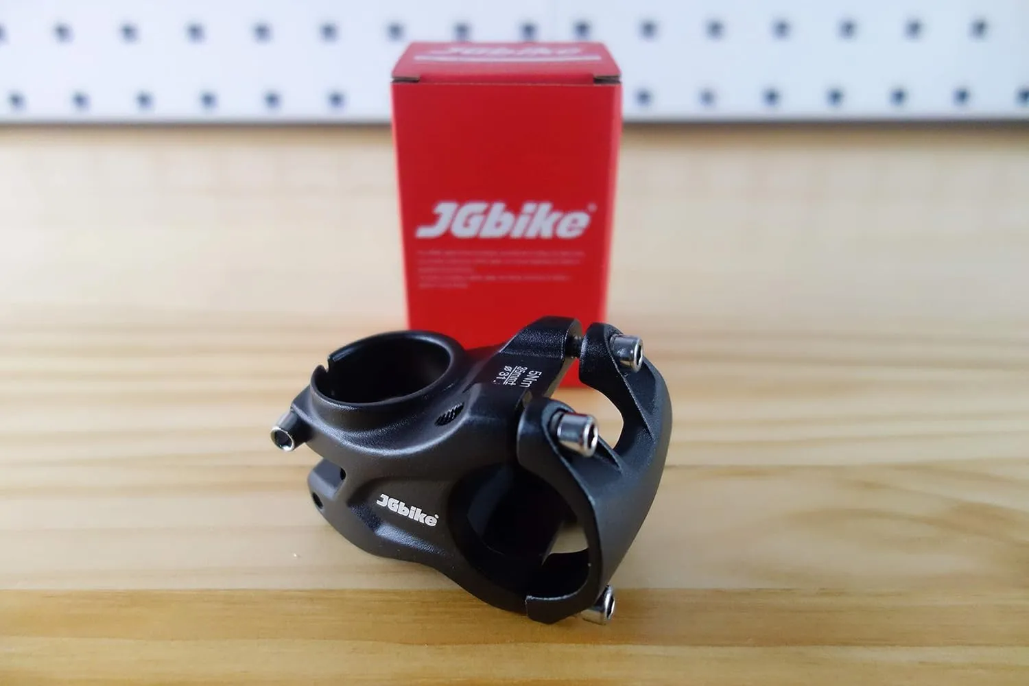 JGbike 31.8mm MTB Bike stem 35mm Length, Aluminum Alloy Stem for Mountain Bike Bicycle MTB XC Trail DH,e-Bike, Fat Bike Bicycle Handlebar