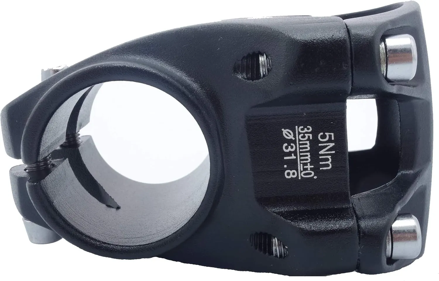 JGbike 31.8mm MTB Bike stem 35mm Length, Aluminum Alloy Stem for Mountain Bike Bicycle MTB XC Trail DH,e-Bike, Fat Bike Bicycle Handlebar
