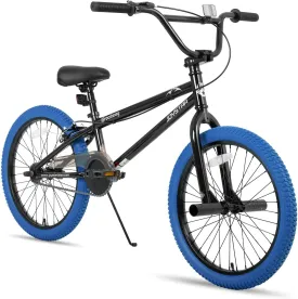 JOYSTAR Brockway Freestyle Kids BMX Bikes 20" 24" Kids Bicycles for 6-14 Years Old Boys Girls and Beginner-Level Riders 2 Pegs Multiple Colors