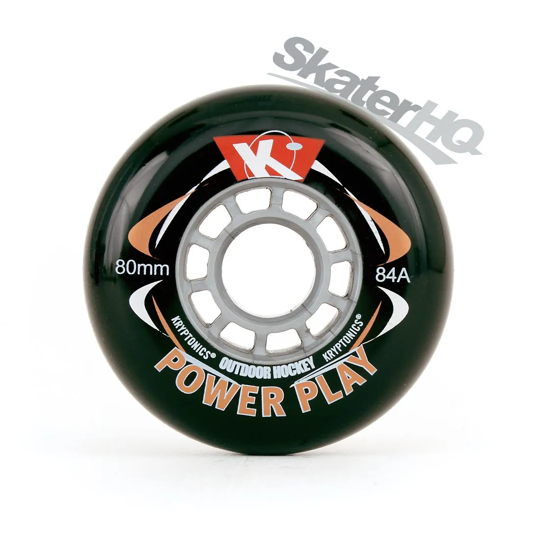 Kryptonics Powerplay 80mm/84a 4pk - Black
