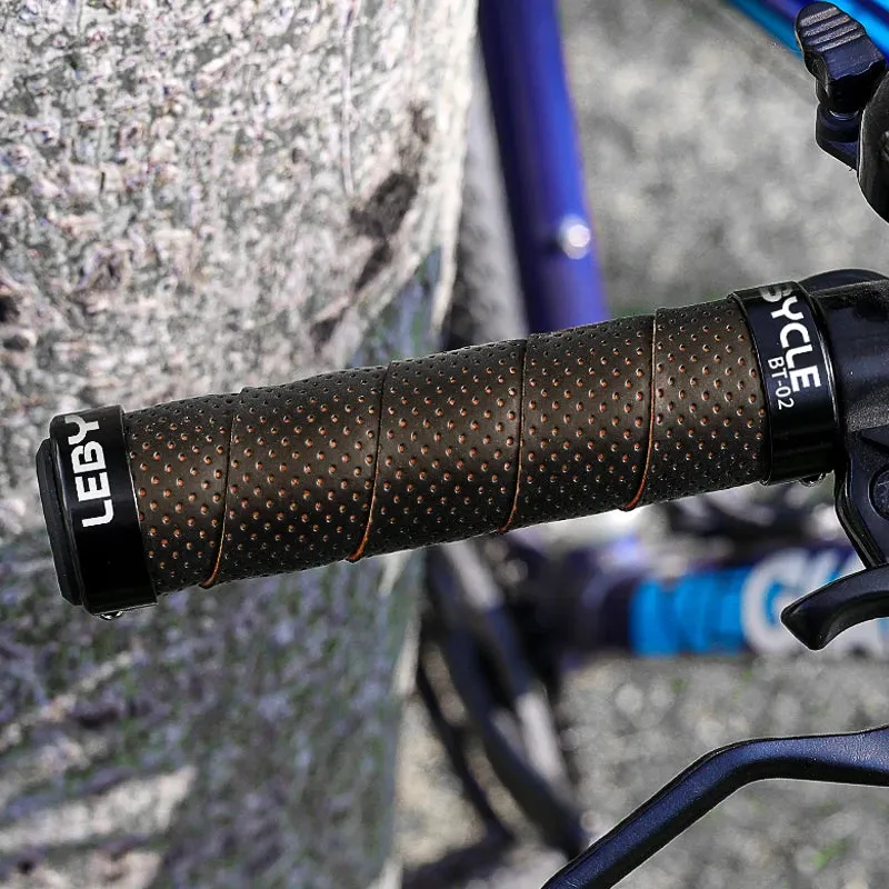 Lebycle 1Pair Bicycle Handlebar Grips Soft 22.2mm MTB Handle Lock Grips Comfortable Shockproof Bike Tape Grip Bicycle Parts