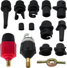 Life Girl Star Portable Inflatable Pump Adaptor Nozzles Kit, Inflation Tools Adaptor, Paddle Board Inflatable Valve Replaceable Connector for Inflatable Pools, Flushing Pools, Inflatable Beds