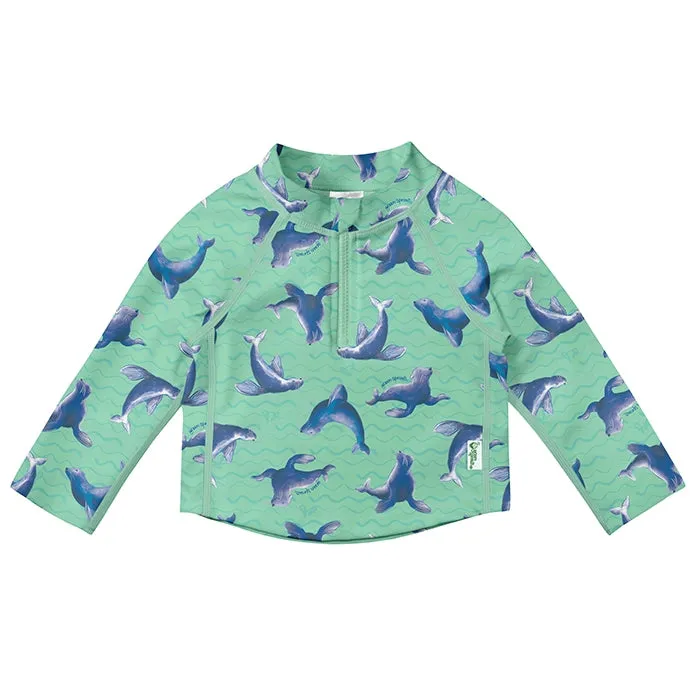 Long Sleeve Zip Rash Guard