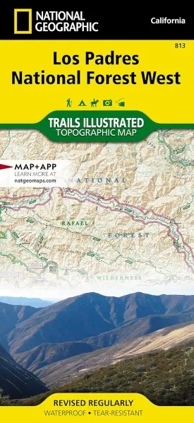 Los Padres National Forest West Map (National Geographic Trails Illustrated Map, 813) Map  Illustrated, January 1, 2020