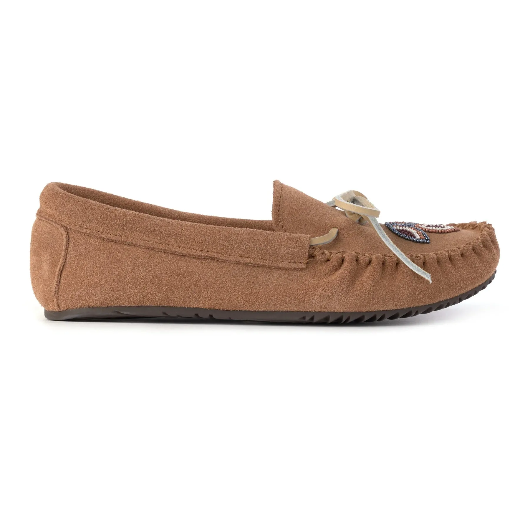 MANITOBAH MUKLUKS WOMEN'S SLIP ON KAYAK MOCCASIN SHOES - OAK