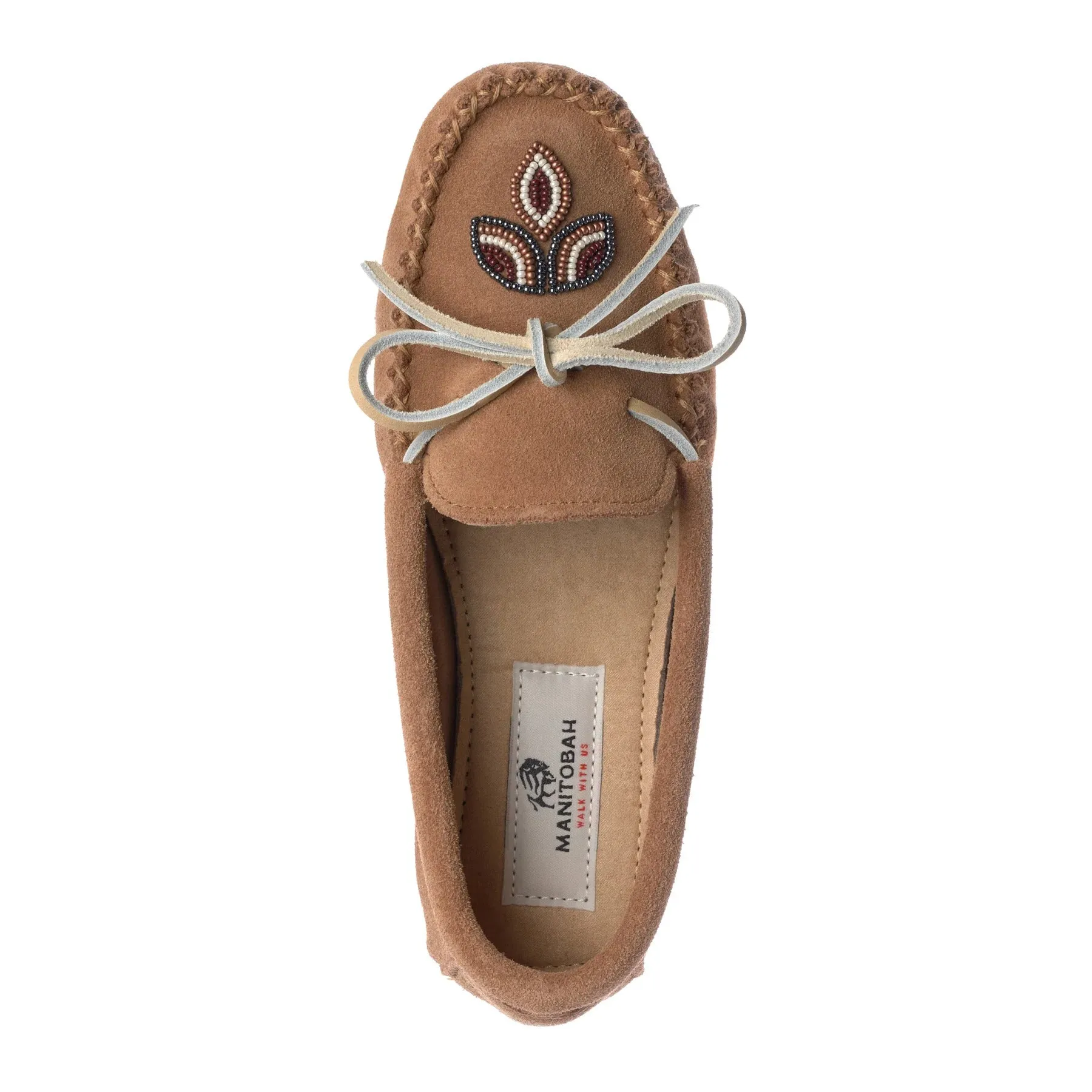 MANITOBAH MUKLUKS WOMEN'S SLIP ON KAYAK MOCCASIN SHOES - OAK