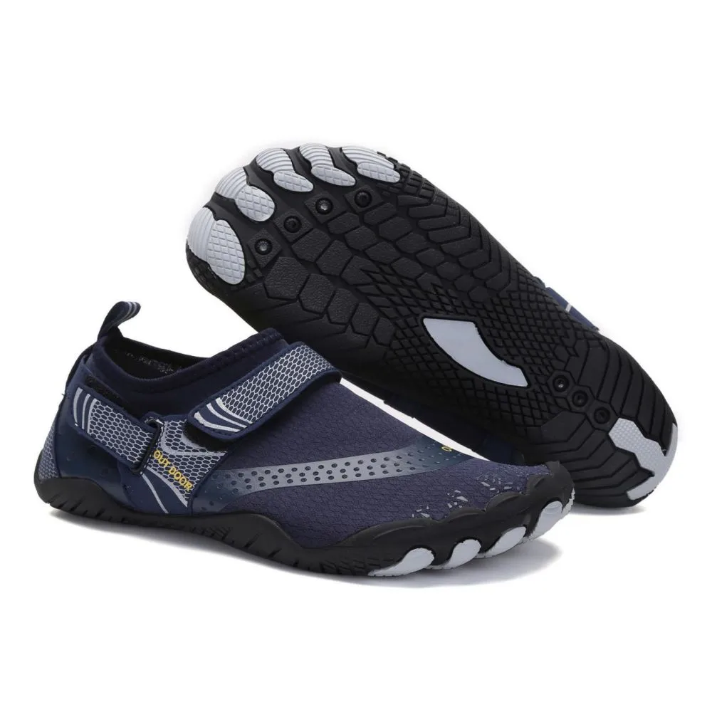 Men’s & Women’s Water Shoes Barefoot Quick Dry Aqua Sports - Blue Size EU41 = US7.5