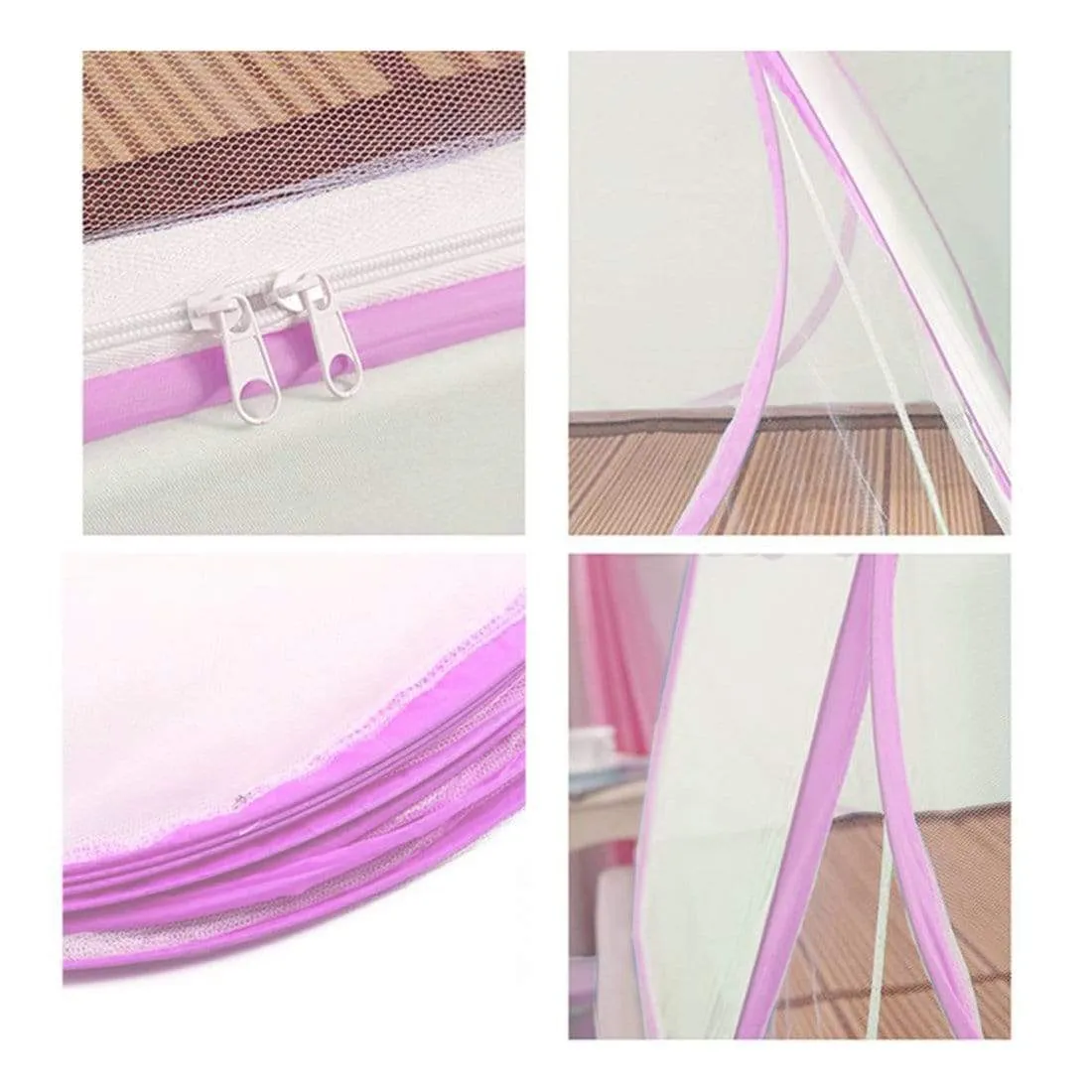 Mosquito Net For Double Bed and Our doors -Pink