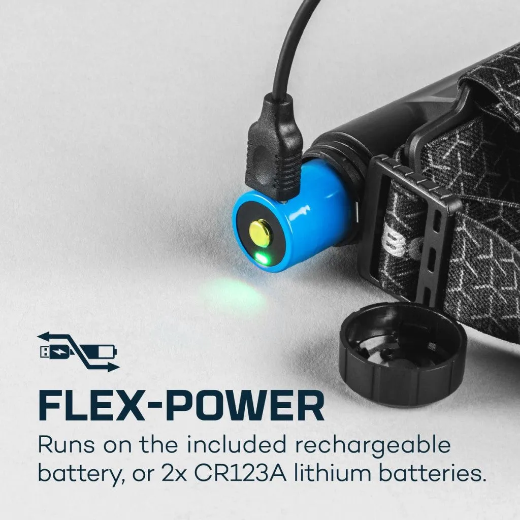 Nebo Einstein 1500 Flex 1500 Lumen Rechargeable Headtorch
