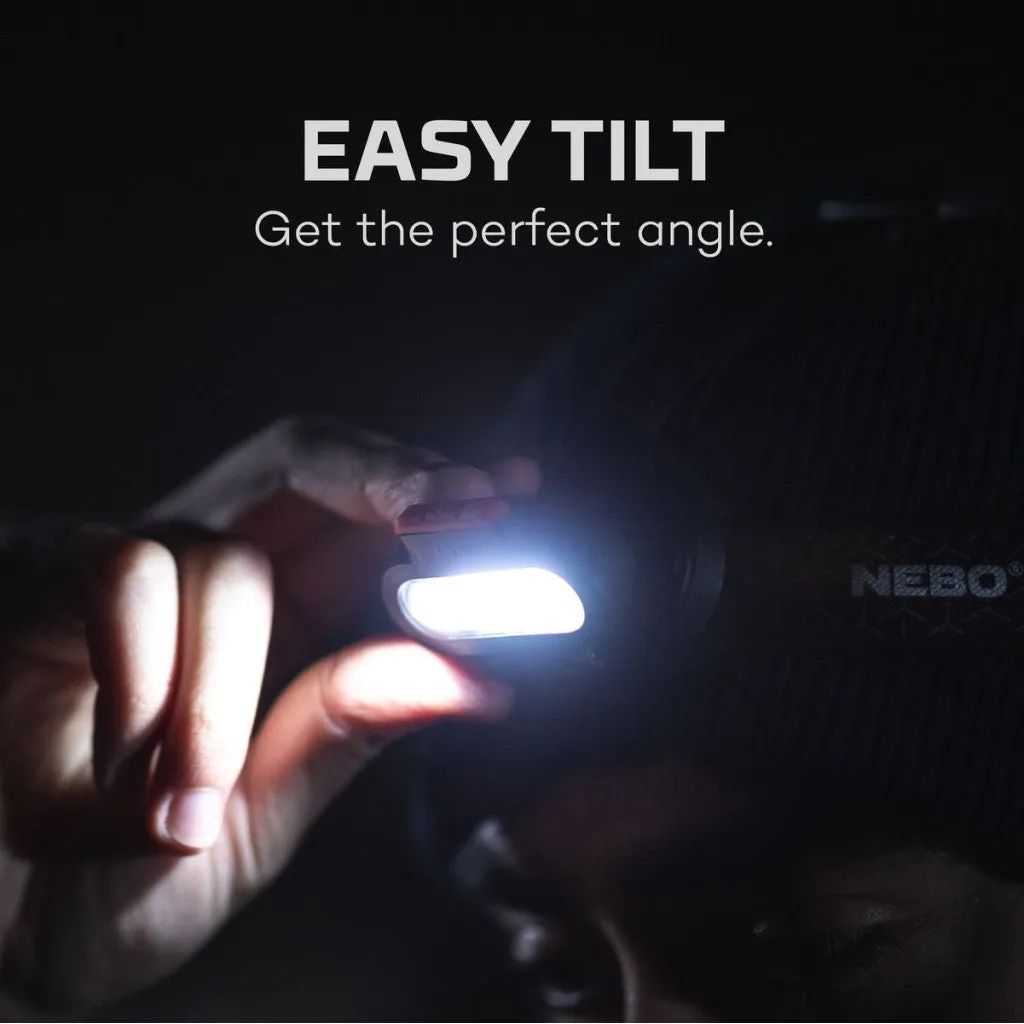 Nebo Einstein 1500 Flex 1500 Lumen Rechargeable Headtorch