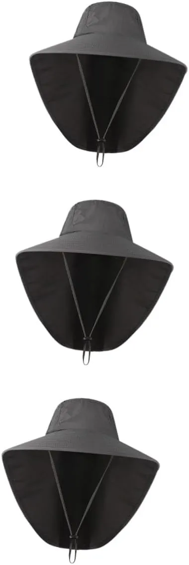 Outdoor Flap Hats Waterproof Bucket Hat Wide Beach Hat Fishing Protection Sun Hat Ear Brim Neck Cover