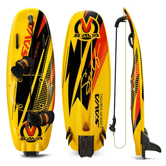 Power Jet Surfing Board. Carbon Fiber for Sea Lake Surf Boards