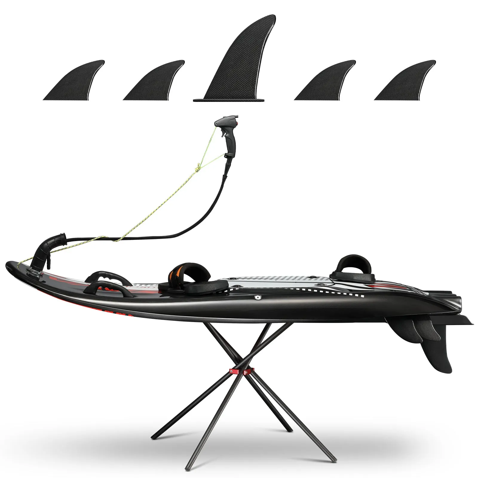 Power Jet Surfing Board. Carbon Fiber for Sea Lake Surf Boards