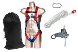 Safety 10m Fall Arrest 2 point Harness Roofing Kit - FP66