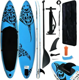 SKM Inflatable Stand Up Paddleboard Set 305x76x15 cm Blue (Weight-24KG)
