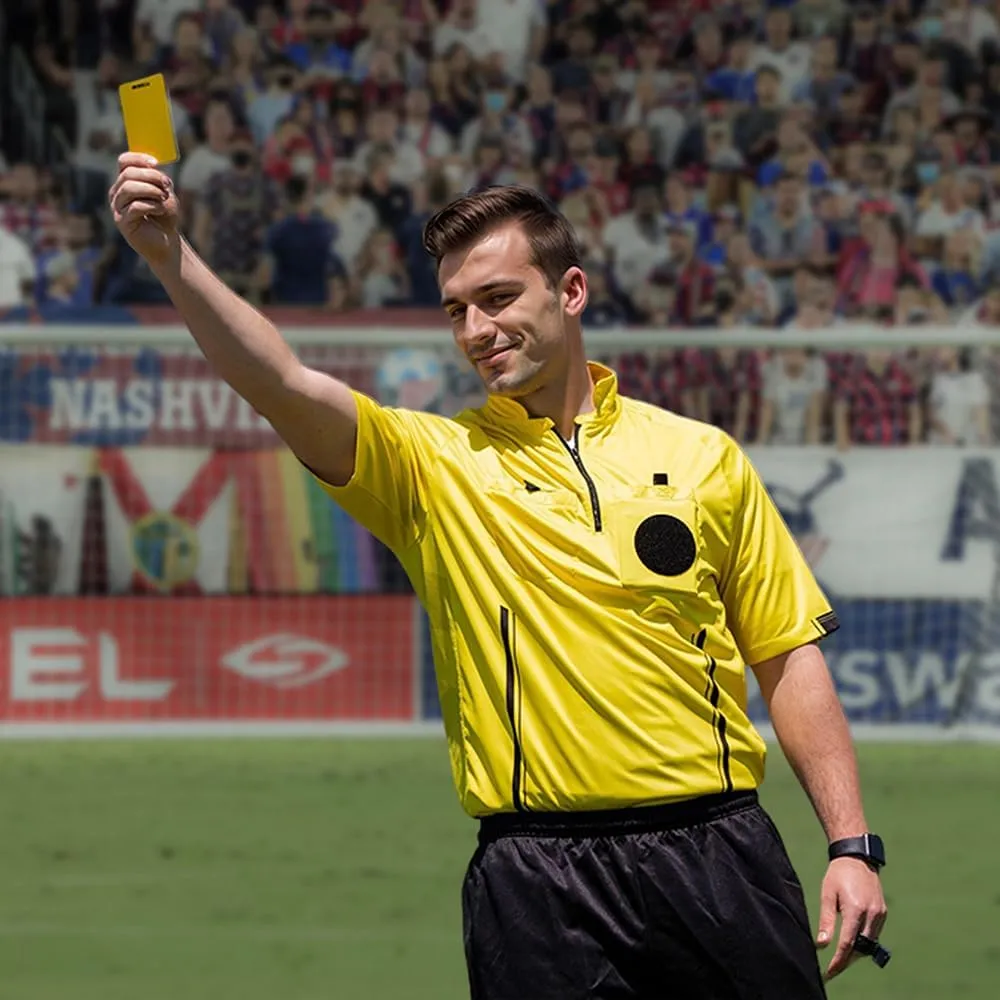 Soccer Referee Shirt, Men Ref Shirt Uniform, Football Referee Jersey, Umpire Shirt