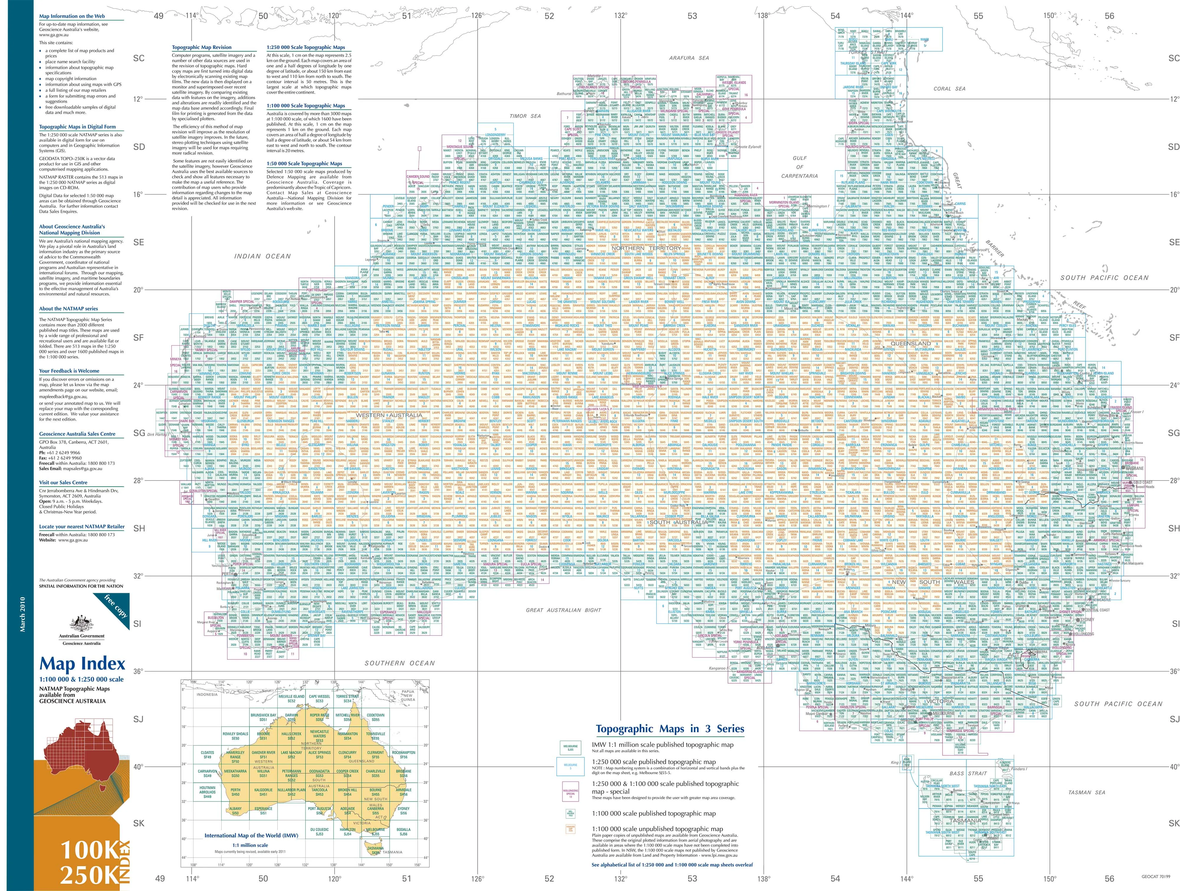 Springsure G5503 AUSTopo 1:250,000 Map