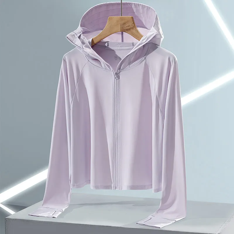 Sun Resistant Clothes Ice Silk Sun Protection Clothing Female UV Protection