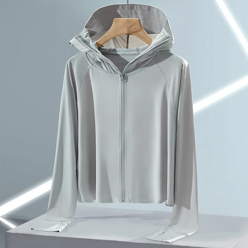 Sun Resistant Clothes Ice Silk Sun Protection Clothing Female UV Protection