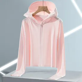Sun Resistant Clothes Ice Silk Sun Protection Clothing Female UV Protection