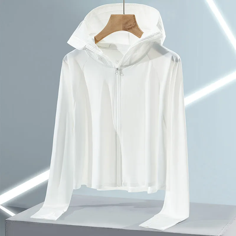 Sun Resistant Clothes Ice Silk Sun Protection Clothing Female UV Protection