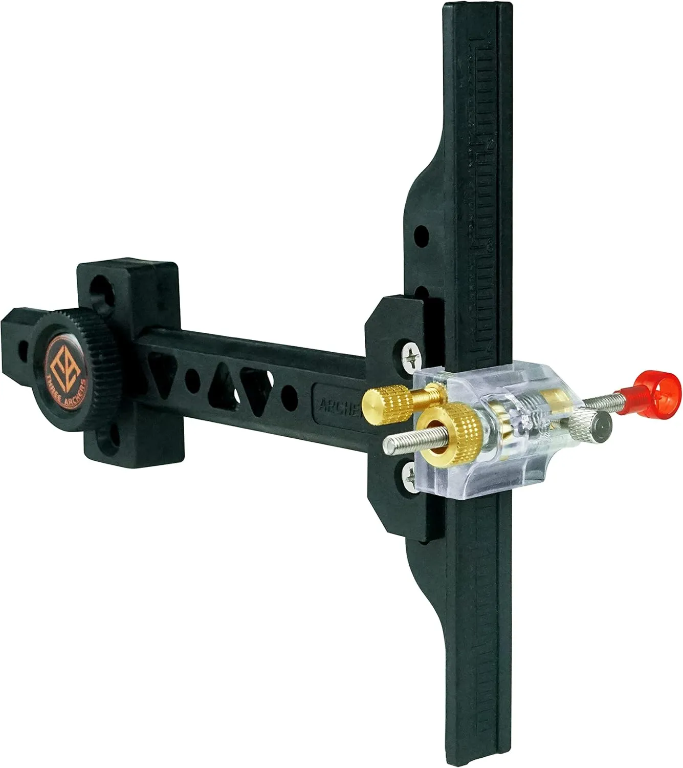 THREE ARCHERS Recurve Bow Sight T Shape Archery Shooting Target Sight Adjustable Bow Sight Archery Target Tools Accessories