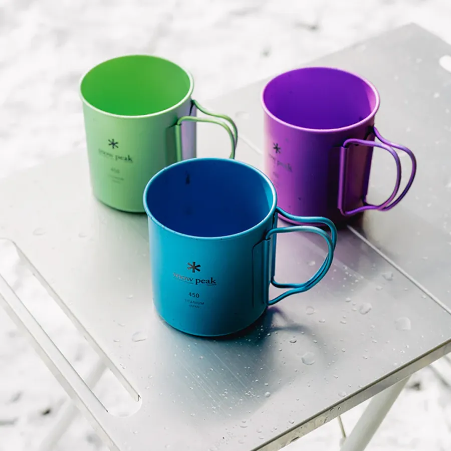 Ti-Single 450 Anodized Cup