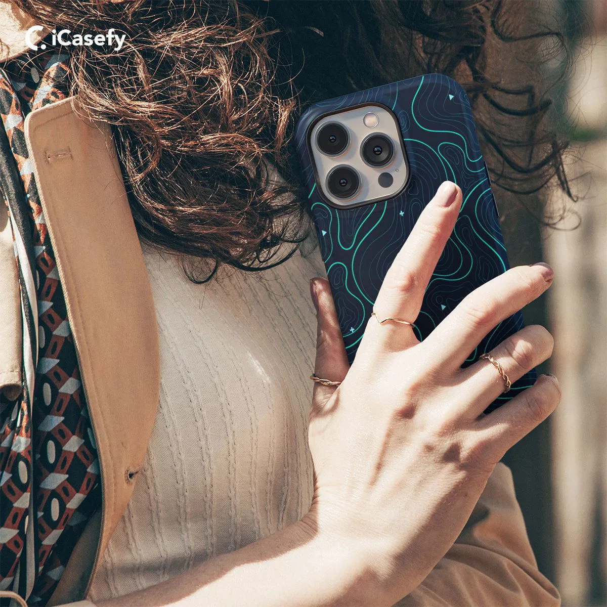 Topographic Phone Case iPhone Samsung Pixel & More