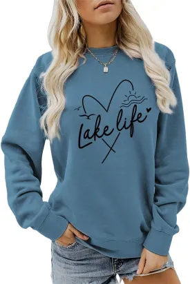 Women's LAKE LIFE Sweatshirt - A Must-Have for Lake Lovers!