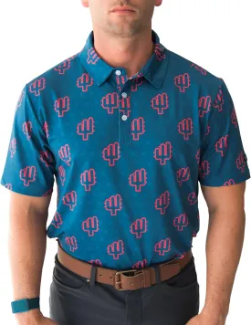 YATTA GOLF - Mens Golf Shirt Moisture Wicking Quick-Dry Short Sleeve - Standout Performance Casual Polo Shirts for Men