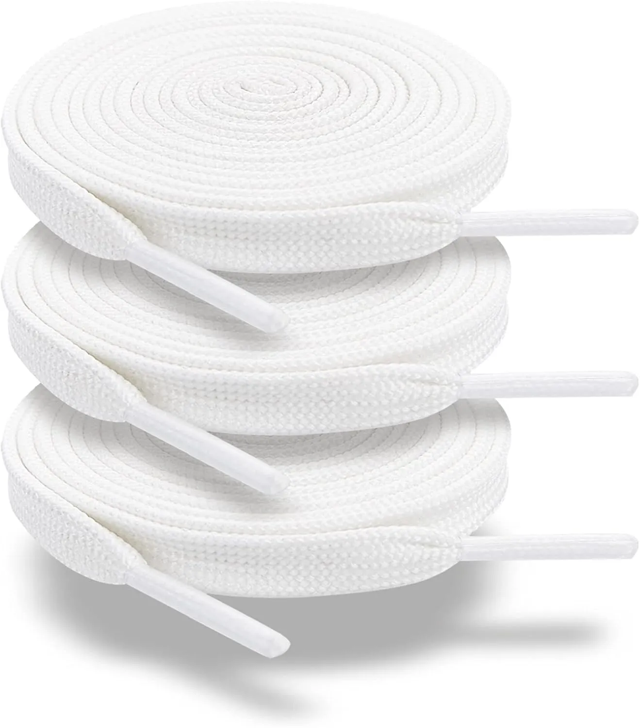 ZHENTOR 3 Pair Flat Shoe Laces for Sneakers, Shoelaces for Sneakers Athletic Running Shoes Boot Strings